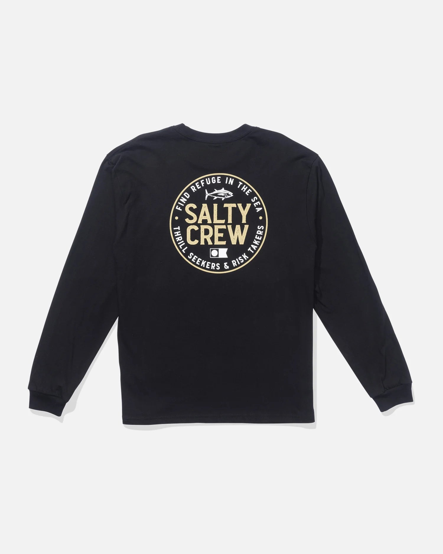 salty crew legendary long sleeve tee black back
