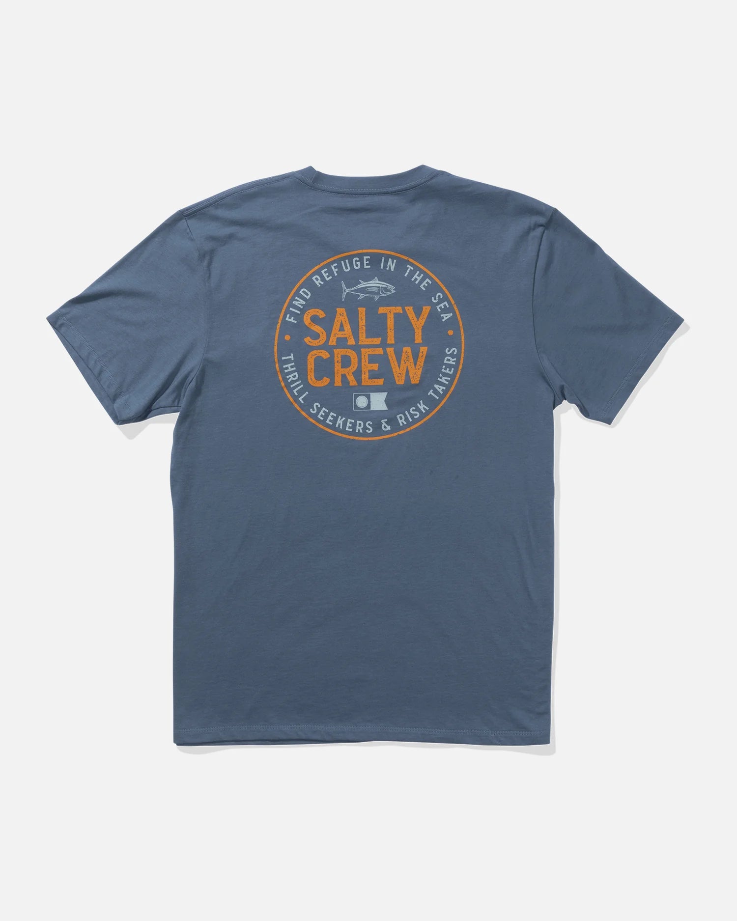 salty crew legendary t shirt slate back