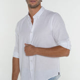 Convertible Sleeve Button Up Shirt