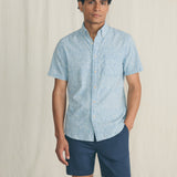 Stretch Playa SS Shirt- South Pacific Geo