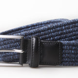 Darren Woven Belt - Navy