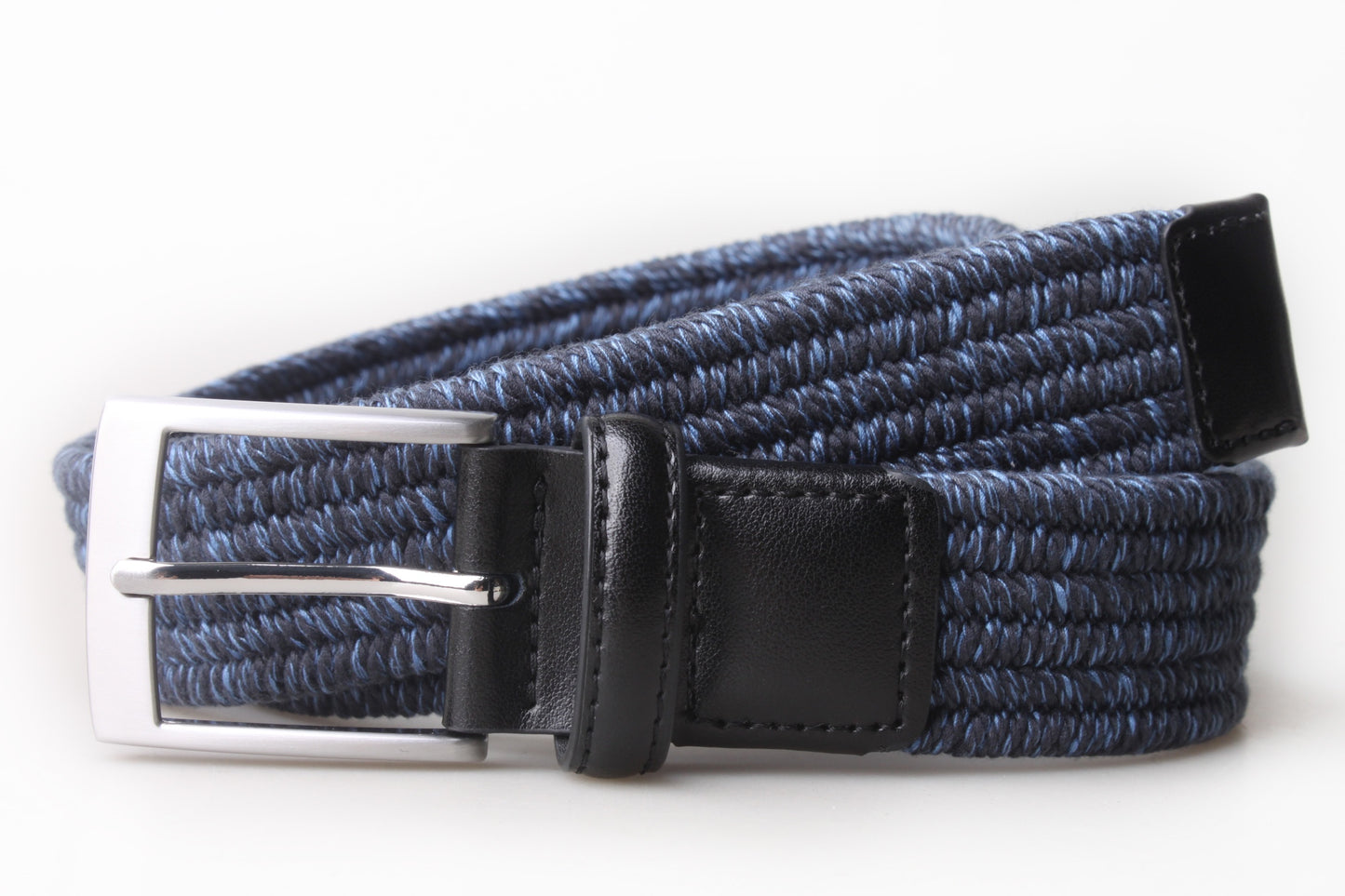 Darren Woven Belt - Navy