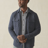 Epic Quilted Fleece CPO - Navy Melange