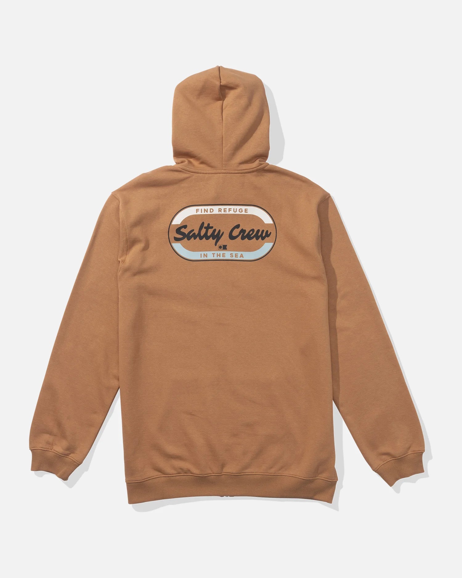 salty crew capsule zip up hoodie sierra back
