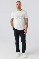 sol angeles cali bear sunset tee white