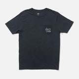 salty crew splice pocket t shirt vintage black front