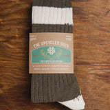 Upcycled Socks - Olive