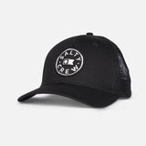 salty crew watermark trucker snapback hat black